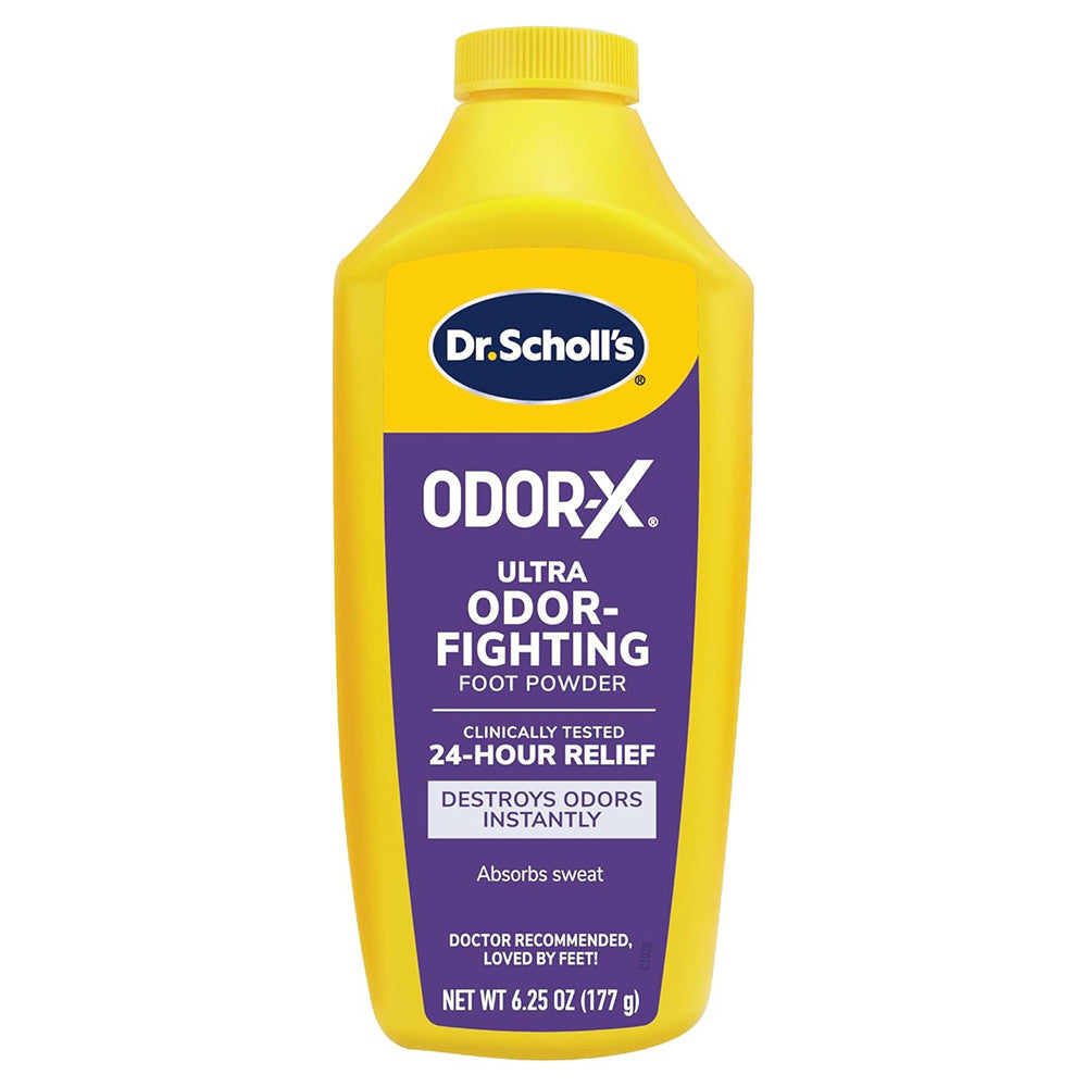 Dr. Scholl's Odor-X Ultra Odor-Fighting Foot Powder, 6.25 Oz